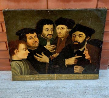 École italienne (XVIII) - Conclave