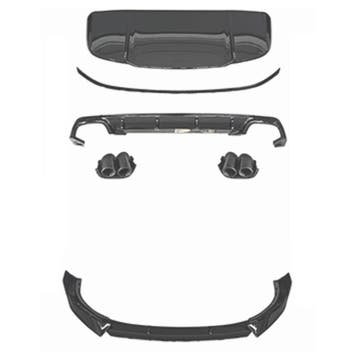 Bodykit voor bmw x1 u11 m-performance glanzend zwart