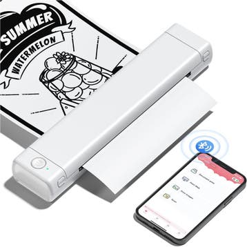 Phomemo M08F Mobiele Printer | Tweede kansje | Compact &..., Zwart-en-wit printen, Verzenden, Printer, Zo goed als nieuw
