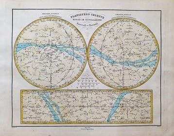 Chronologic Map - Hemelkaart / Wereldkaart / Sterrenbeelden, Boeken, Nieuw