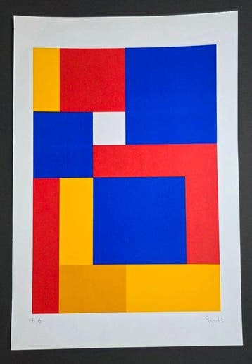 Siep Van Den Berg (1913-1998) - Geometrische compositie