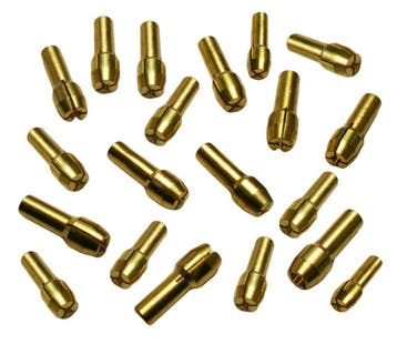 Complete set van 20 spantangen (4.8 mm), voor o.a. dremel, Doe-het-zelf en Bouw, Verzenden, Nieuw