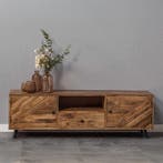 Tv-meubel Mangohout Fiona 165 cm, Verzenden