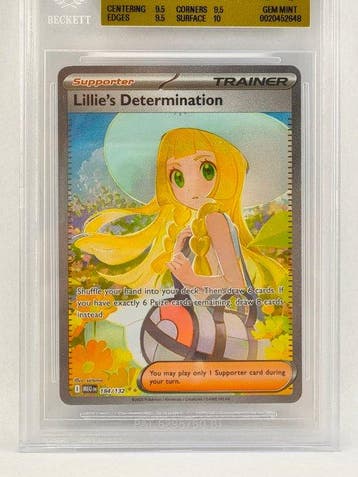 Pokémon Graded card Lillies Determination - Mega Evolution