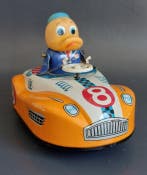 K.O. - Snelheidskoning - Opwindbare blikken auto - 1950-1959, Antiek en Kunst