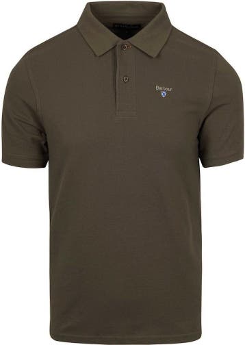 Barbour Basic Polo Legergroen maat Maat 48/50 (M) Heren, Verzenden