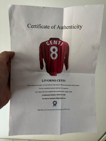 Livorno - Italiaanse voetbal competitie - Centi - 2005 -, Nieuw