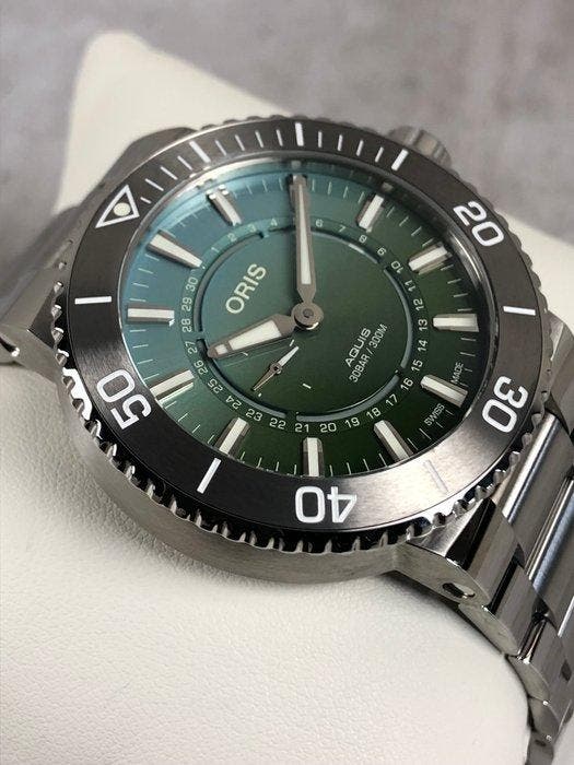 Oris - Aquis Dat Watt Limited Edition II - Zonder, Handtassen en Accessoires, Horloges | Heren