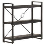 vidaXL Boekenkast met 3 schappen 90x30x80 cm massief, Huis en Inrichting, Verzenden, Nieuw