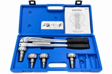 Uponor Q&amp;E Handexpander Set 16/20/25 mm – Inclusief Expa, Bricolage & Construction, Verzenden