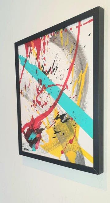 Liesens - Rock and roll wind (Handpainted on canvas met