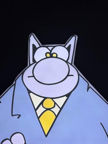 Le Chat - Enseigne lumineuse - Aluminium