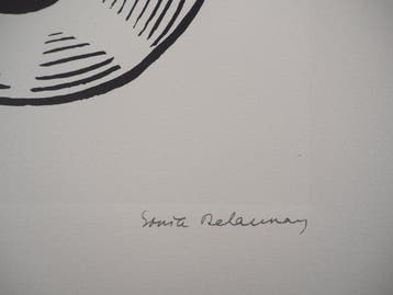 Sonia Delaunay (1885-1979) - Robe Art Déco, Antiquités & Art