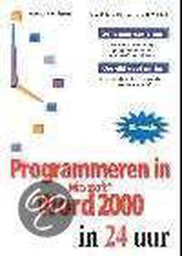Programmeren In Word 2000 In 24 Uur - Palmer, Boeken, Verzenden, Nieuw