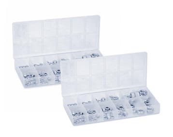 Set borgmoeren en standaard zeskantmoeren (totaal 326 stuks, Verzenden, Nieuw