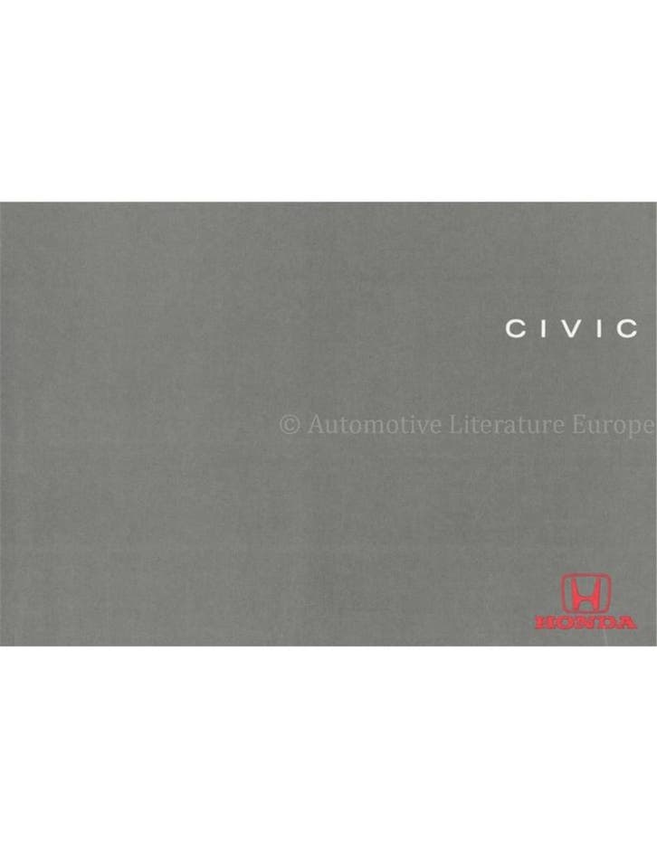 1998 HONDA CIVIC INSTRUCTIEBOEKJE FRANS, Autos : Divers, Modes d'emploi & Notices d'utilisation