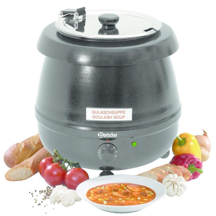 Soepketel | Zwart | 9L | 230V | 345x345x360(h)mm Bartscher, Zakelijke goederen, Horeca | Keukenapparatuur, Nieuw in verpakking