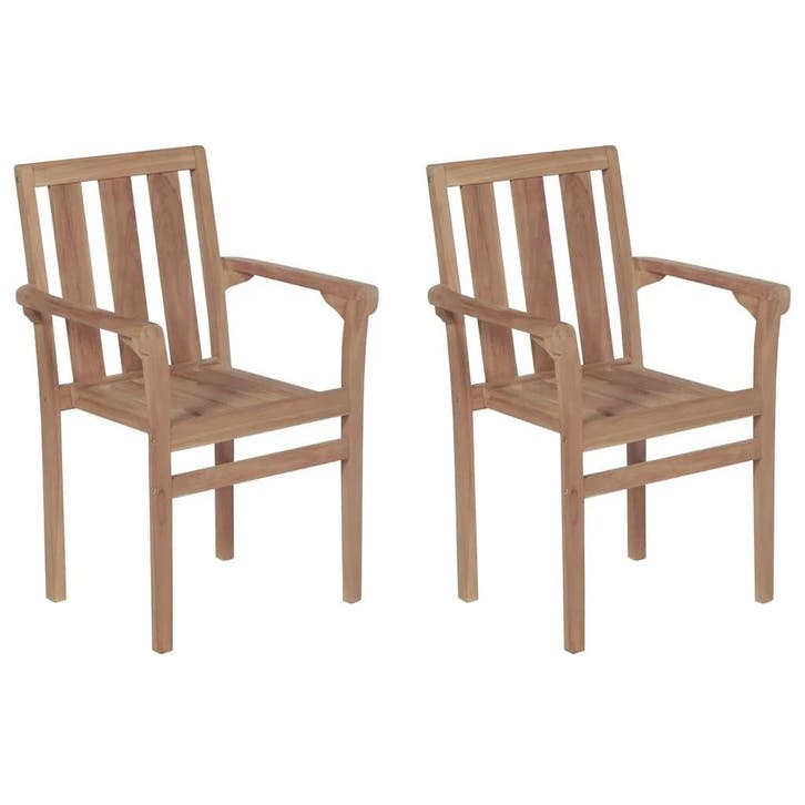 Tuinstoelen Stapelbaar Retour Deal Luxe Teak, Tuin en Terras, Tuinstoelen, Stapelbaar, Nieuw, Teakhout, Verzenden