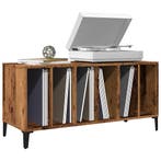 vidaXL Platenkast 100x38x48 cm bewerkt hout oud houtkleurig, Verzenden