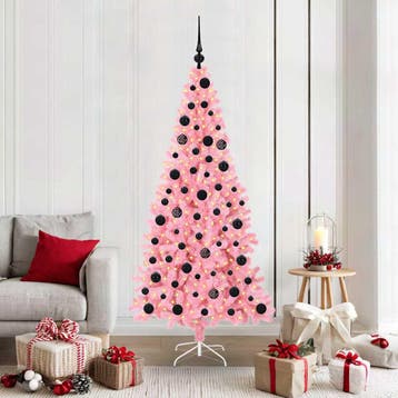 vidaXL Kerstboom Roze 180 cm PVC, Verzenden, Nieuw
