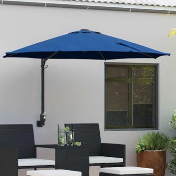 vidaXL Tuinparasol 248 x 248 x 148 cm Polyester en Staal, Tuin en Terras, Verzenden, Nieuw