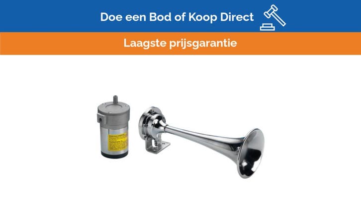 Bieden: Osculati Marco Electric Air Hoorn 24V - RINA Certif, Sports nautiques & Bateaux, Accessoires navigation, Enlèvement ou Envoi