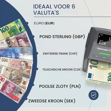 Detectalia D7X - Detector voor Valse Bankbiljetten met 7..., Ophalen of Verzenden, Nieuw
