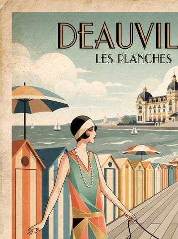 Henshin - Deauville 1925 - Les Planches - Art Deco
