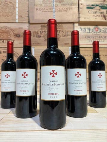 2023 Chateau Hermitage Mazeyres - Pomerol - 6 Flessen (0.75, Nieuw