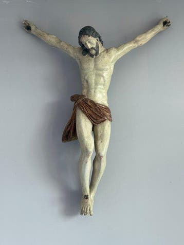 sculptuur, Christus beeld / - 103 cm - Hout - 1700