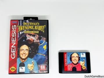 Sega Genesis - Dick Vitales - Awesome Baby! - College Hoops, Consoles de jeu & Jeux vidéo, Consoles de jeu | Sega, Verzenden