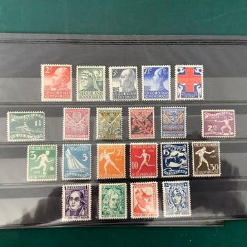 Nederland 1927/1932 - Selectie betere emissies met oa, Postzegels en Munten, Gestempeld