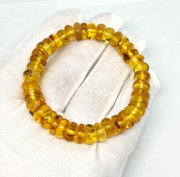Ambre - Natural Baltic Amber Bracelet – Polished Honey &