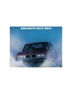 1979 PEUGEOT 604 / 504 BROCHURE ENGELS (USA), Nieuw