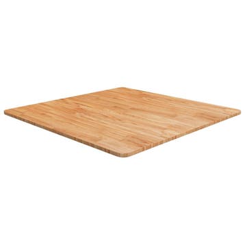 vidaXL Tafelblad vierkant 80x80x1,5cm massief eiken, Verzenden