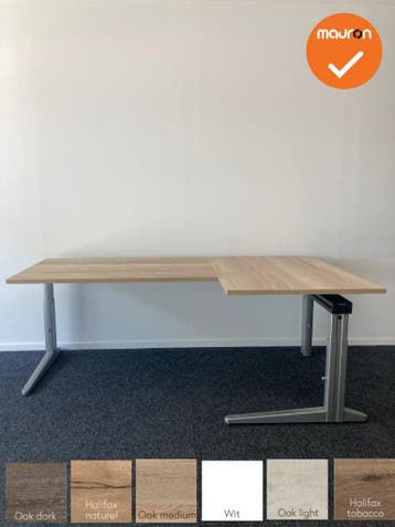 Ahrend Essa hoekbureau - 200x120 - Zelf samenstellen - Nieuw, Werkplek, Ophalen of Verzenden, Gebruikt, Bureau