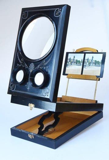 Merkloos Graphoscope, Stereo kijker **Goed lezen** Vergroter, Audio, Tv en Foto, Nieuw