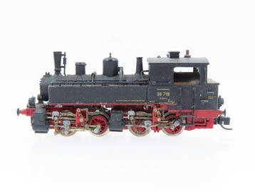 Minitrix N - 12835 - Locomotive à vapeur (1) - BR 98.7 - DRG, Nieuw