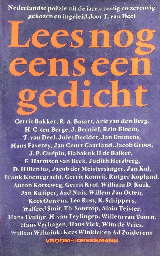 Lees nog eens een gedicht 9789061040613 Deel, Livres, Livres Autre, Envoi