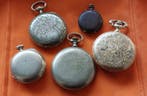 Lot de 5 Montres de Gousset anciennes. - Argentan-Depose,