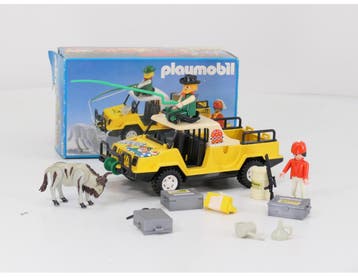 Playmobil 3528 safariauto compleet OVP #9552, Ophalen of Verzenden, Gebruikt
