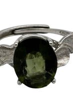 Moldaviet ring - Hoogte: 1.4 cm - Breedte: 1.2 cm - 3.42 g -