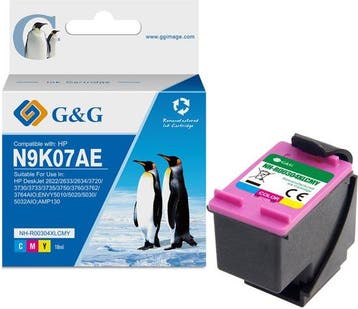 2dekans | G&G 304 XL Inktcartridge Geschikt voor HP 304, Ophalen of Verzenden