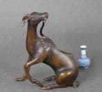 Qing Dynasty, 18th/19th Century - Encensoir - Bronze - Cerf