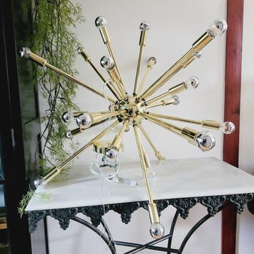 Lamp - Vintage/ Space Age, Sputnik Design, Hanglamp, 24