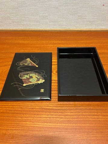 Aizu-Nuri - Boîte - Articles en laque, poudre dor -, Antiquités & Art