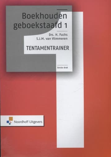 Boekhouden geboekstaafd 1 9789001834401 S.J.M. van Vlimmeren, Verzenden, Gelezen, S.J.M. van Vlimmeren
