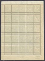 België 1910 - Caritas 1910 in volledige velletjes van 25, Postzegels en Munten, Gestempeld