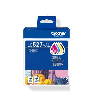 Brother LC527VAL Inktcartridge 4-Pack Origineel Zwart, Cy..., Ophalen of Verzenden, Nieuw