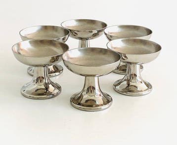 Alessi - Ufficio Tecnico Alessi - Dessertservies (6) - Staal